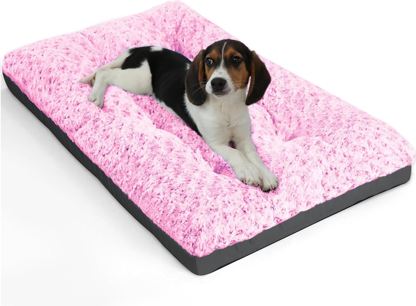 Deluxe Washable Dog Bed for Large Dogs Dog Crate Mat 